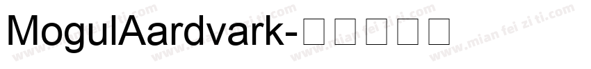 MogulAardvark字体转换