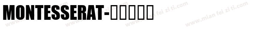 MONTESSERAT字体转换