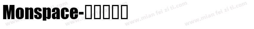 Monspace字体转换