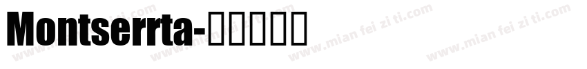 Montserrta字体转换