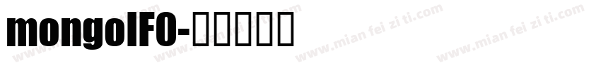 mongoIF0字体转换