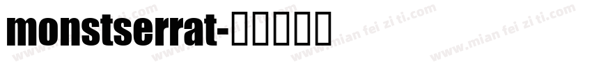 monstserrat字体转换