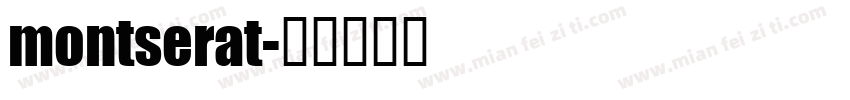 montserat字体转换