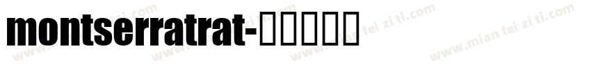 montserratrat字体转换