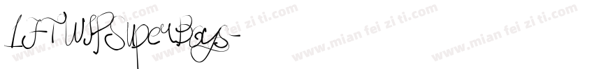 1FTWIPSuperBoys字体转换
