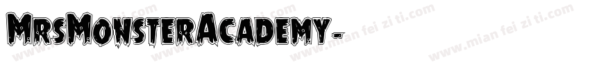 MrsMonsterAcademy字体转换