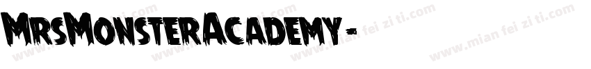 MrsMonsterAcademy字体转换