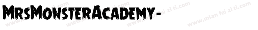 MrsMonsterAcademy字体转换
