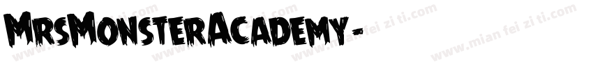 MrsMonsterAcademy字体转换