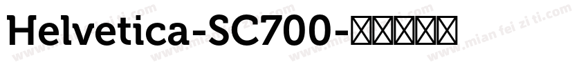 Helvetica-SC700字体转换