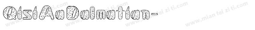 QisiAaDalmatian字体转换