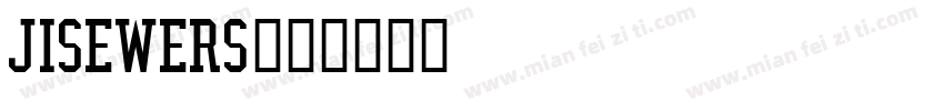 jisewers字体转换