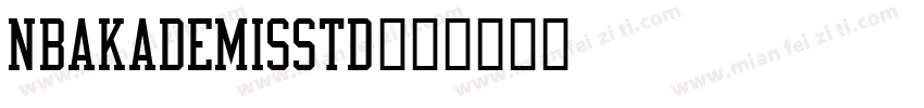 NBAKADEMISSTD字体转换