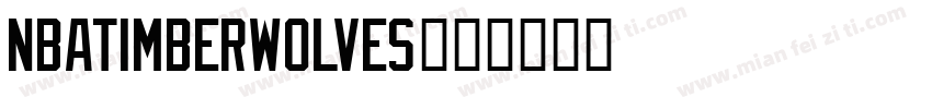 NBATimberwolves字体转换