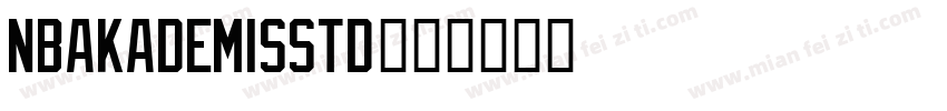 NBAKADEMISSTD字体转换