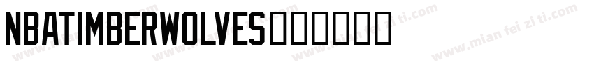 NBATimberwolves字体转换