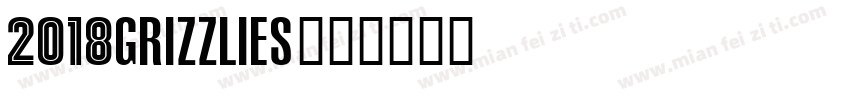 2018Grizzlies字体转换