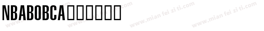 NBABOBCA字体转换
