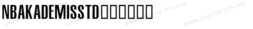 NBAKADEMISSTD字体转换