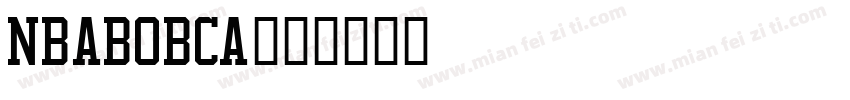 NBABOBCA字体转换