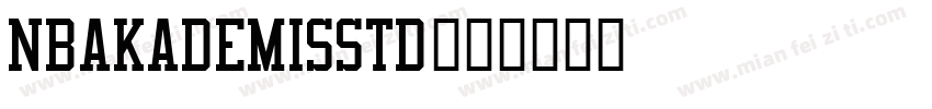 NBAKADEMISSTD字体转换