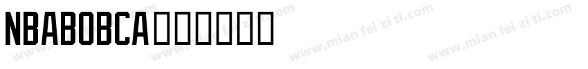 NBABOBCA字体转换