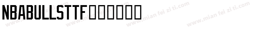 NBABULLSTTF字体转换