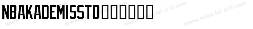 NBAKADEMISSTD字体转换
