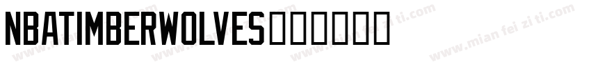 NBATimberwolves字体转换