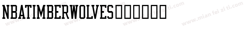NBATimberwolves字体转换