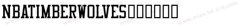 NBATimberwolves字体转换