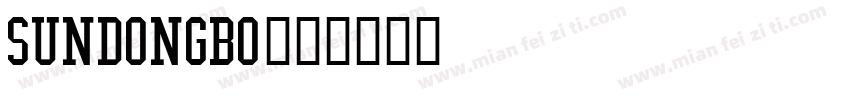 sundongbo字体转换