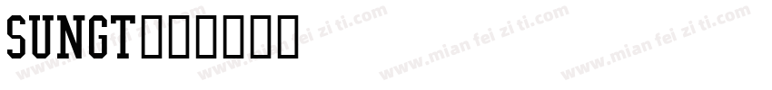 sungt字体转换