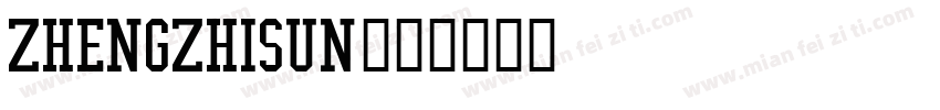 zhengzhisun字体转换