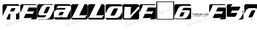 RegalLove-6YE3Dotf字体转换