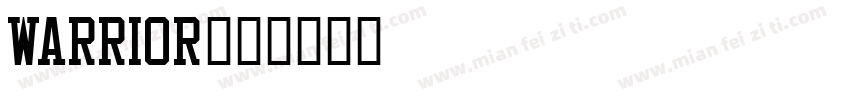 warrior字体转换