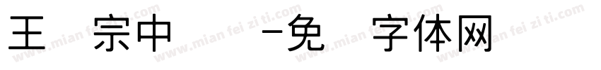 王汉宗中综艺字体转换