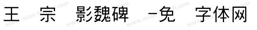 王汉宗阴影魏碑简字体转换