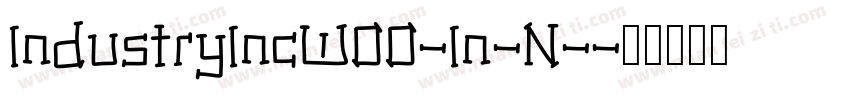 IndustryIncW00-In-N-字体转换