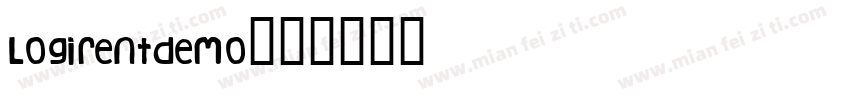 Logirentdemo字体转换