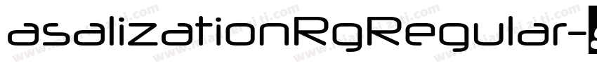 asalizationRgRegular字体转换