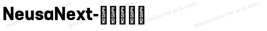 NeusaNext字体转换