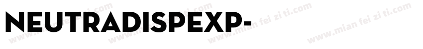 NeutraDispExp字体转换