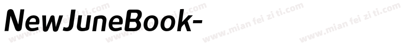 NewJuneBook字体转换