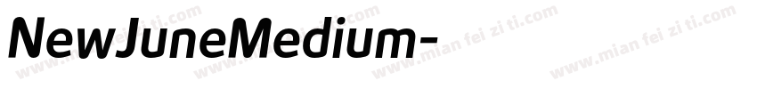 NewJuneMedium字体转换