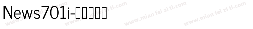 News701i字体转换