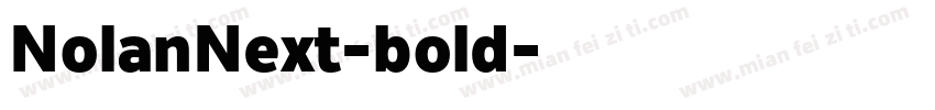 NolanNext-bold字体转换