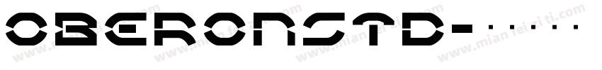 OberonStd字体转换
