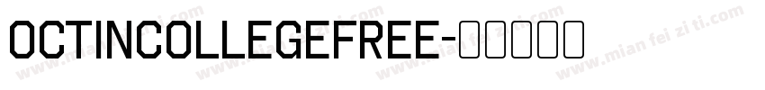 0ctinCollegeFree字体转换