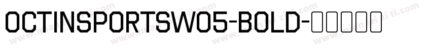 OctinSportsW05-Bold字体转换